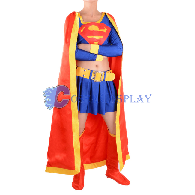 Superwoman Cosplay Costume Superhero Capes